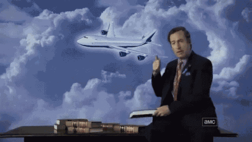 Saul Goodman Aviation Disaster GIF