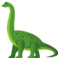 Sauropod Nature Sticker