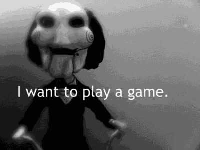 Saw Iwanttoplayagame GIF