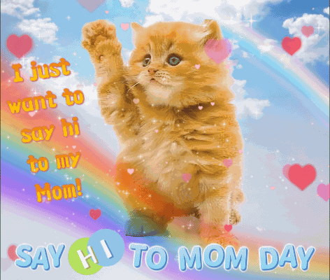 Say Hi To Mom Day Hi Mommy GIF