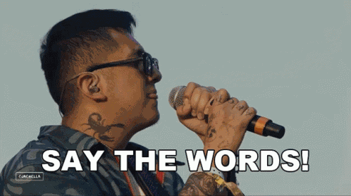 Say The Words Cuco GIF