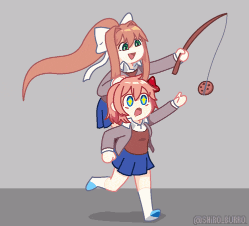 Sayori Monika GIF