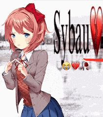 Sayori Sybau Meme