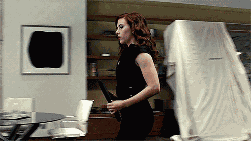 Scarlett Johansson Black Widow GIF