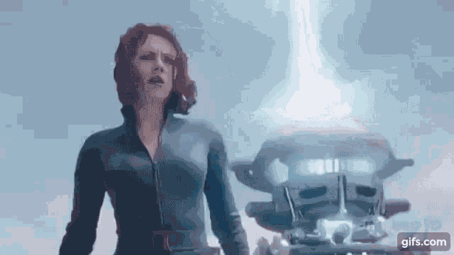 Scarlett Johansson Black Widow GIF