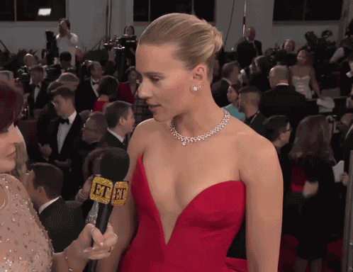 Scarlett Johansson Eyebrow GIF