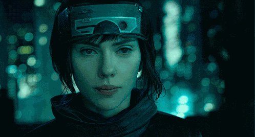 Scarlett Johansson Ghost In The Shell GIF