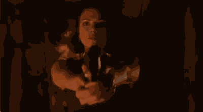 Scarlett Johansson Gun GIF