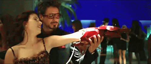 Scarlett Johansson Robert Downey Jr GIF