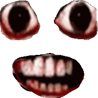 Scary Face Nexbot Sticker