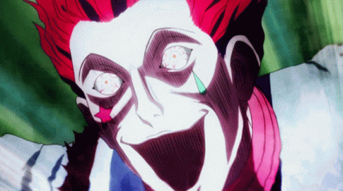 Scary Hisoka GIF