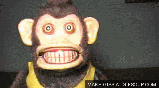 Scary Monkey GIF