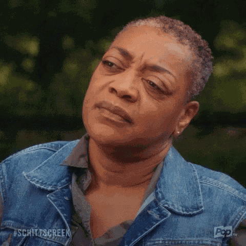 Schitts Creek Side Eye GIF