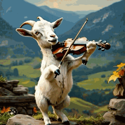 Scorpion The Hero Goat Violin GIF