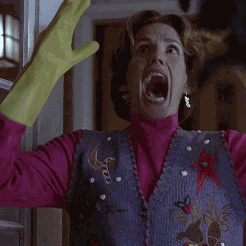 Screaming Carol Brander GIF