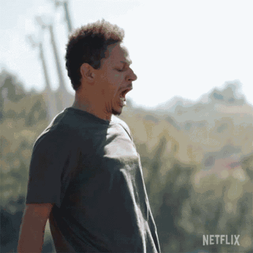 Screaming Eric Andre GIF