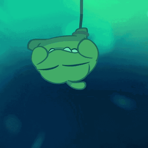 Screaming Om Nom GIF