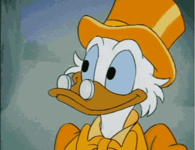 Scrooge Mcduck Heart Eyes GIF