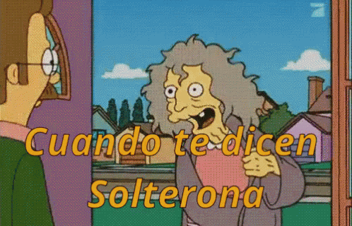Señora De Los Gatos Atacando A Flanders GIF