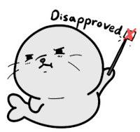 Seal Disapprove Sticker