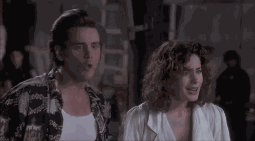 Sean Young Jim Carrey GIF