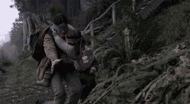 Searching Blindfolded GIF