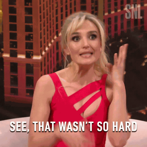 See That Wasnt So Hard Saturday Night Live GIF
