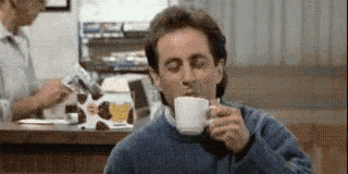 Seinfield Coffee GIF