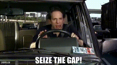 Seize The Gap Traffic GIF