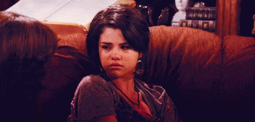 Selena Gomez Tears GIF
