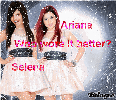 Selena Vs Ariana Selriana Selena Gomez GIF