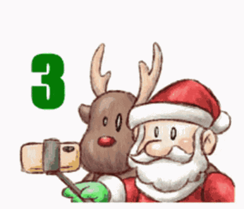 Selfie Merry Christmas GIF