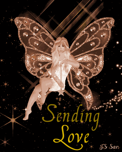 Sending Love Angel GIF