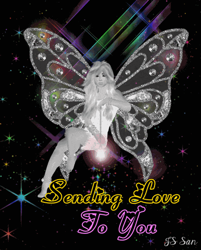 Sending Love Angel GIF