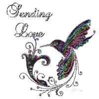 Sending Love For A Friend Sticker