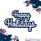 Sendwishonline Happy Holidays Sticker