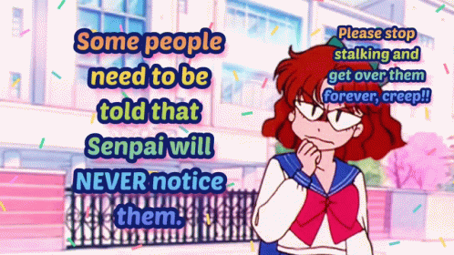 Senpai Senpai Notice Me GIF