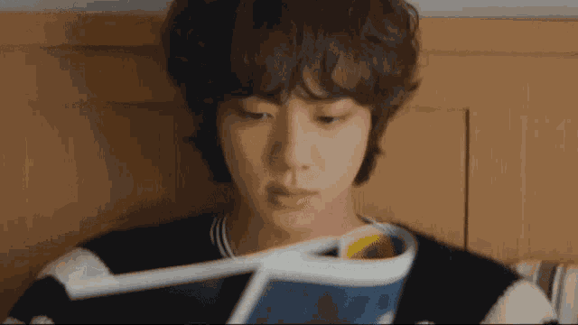 Seokjin Jin Bts The Astronaut Mv Man Looking At Camera Smiling GIF