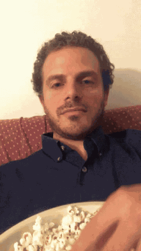 Serge Saati Serge Eating Popcorn GIF