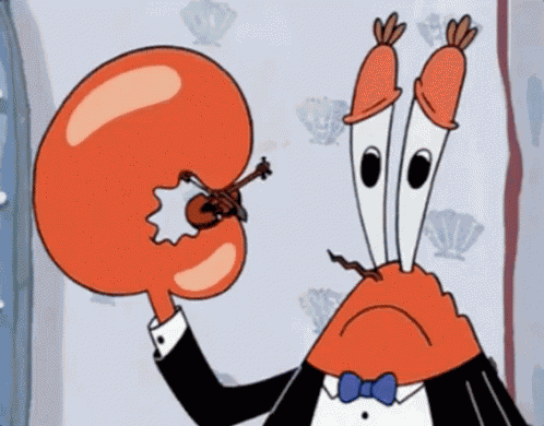 Seu Sirigueijo / Chateado / Bob Sponja/ Violino GIF