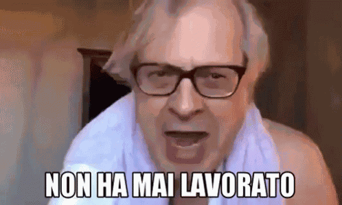 Sgarbi Vittorio Sgarbi Non Ha Mai Lavorato Non Ha Mai Fatto Un Cazzo Luigi Di Maio GIF