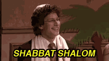 Shabbat Shalom Andy Samberg GIF