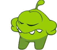 Shakes Head Om Nom Sticker