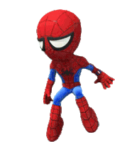 Shaking Head Spider Man Sticker