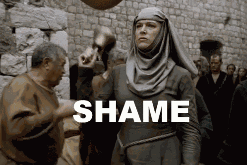 Shame Game Of Thrones GIF