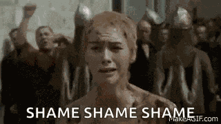 Shame Game Of Thrones GIF