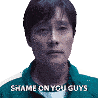 Shame On You Guys Hwang In-ho Sticker
