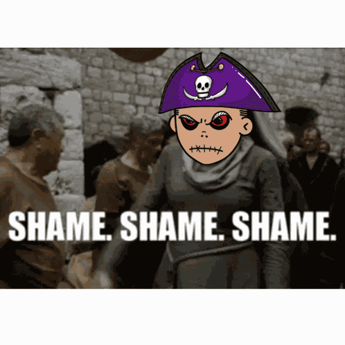 Shame On You Pirate Black Flag Pirates GIF
