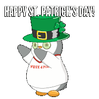 Shamrock Happy St Patricks Day Sticker