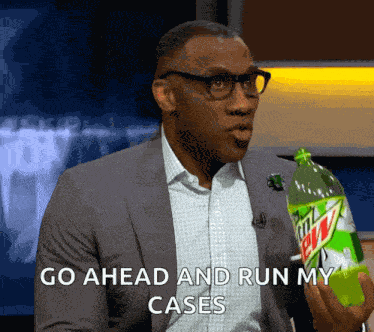 Shannon Sharpe Drinking Soda GIF